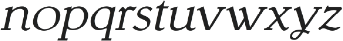 Belgard Italic otf (400) Font LOWERCASE