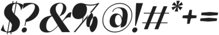 Belgato Bold Italic otf (700) Font OTHER CHARS