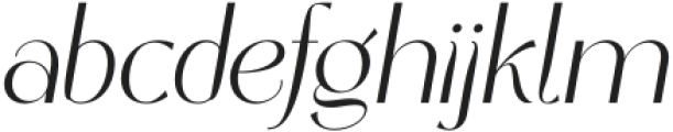 Belgato Italic otf (400) Font LOWERCASE