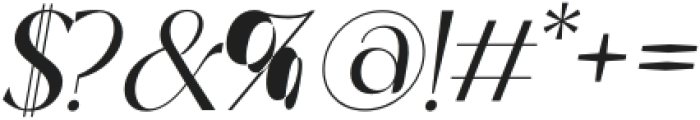 Belgato Medium Italic otf (500) Font OTHER CHARS