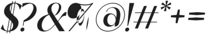 Belgato Semibold Italic otf (600) Font OTHER CHARS