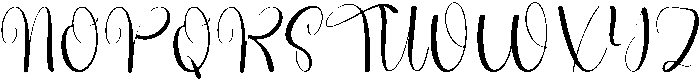 Belgia Calligraphy Regular otf (400) Font UPPERCASE
