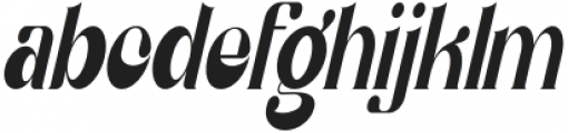 Belgia Condensed Italic otf (400) Font LOWERCASE
