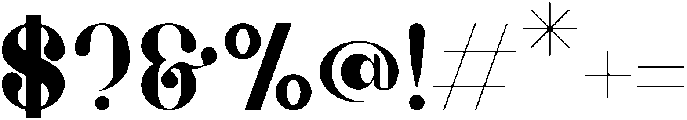 Belgia Regular otf (400) Font OTHER CHARS