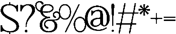 Belgion Regular otf (400) Font OTHER CHARS