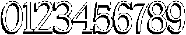 Belgion Shadow otf (400) Font OTHER CHARS