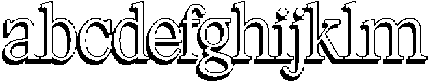 Belgion Shadow otf (400) FONT