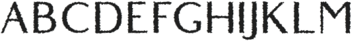 Belgium Rough Regular otf (400) Font LOWERCASE