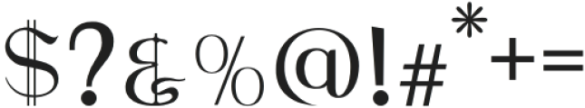 Belgriela Serif Regular otf (400) Font OTHER CHARS