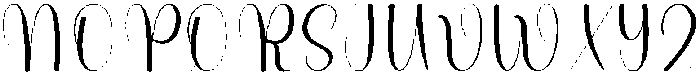 Believe Autumn Regular otf (400) Font UPPERCASE