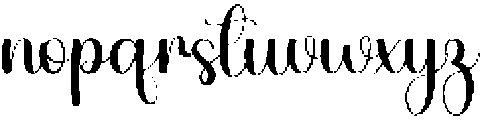Believe Autumn Regular otf (400) Font LOWERCASE