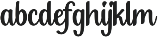 Believe Infinity Regular otf (400) Font LOWERCASE