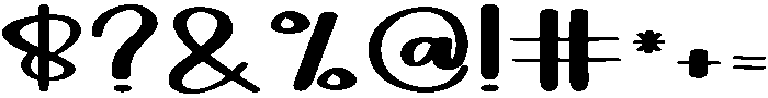 Believe Regular otf (400) Font OTHER CHARS