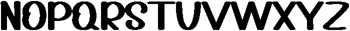 Believe Regular otf (400) Font UPPERCASE