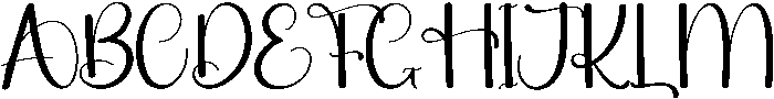 Believe Regular otf (400) Font UPPERCASE