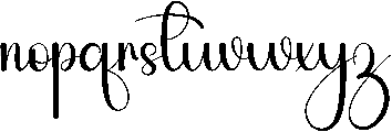 Believe Regular otf (400) Font LOWERCASE