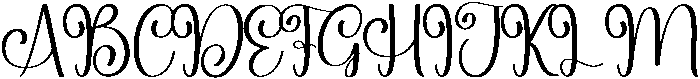 Believe Regular otf (400) Font UPPERCASE