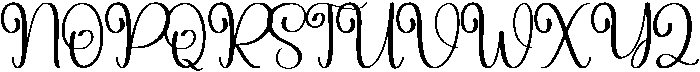 Believe Regular otf (400) Font UPPERCASE