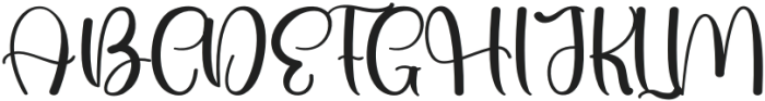 Believer Regular otf (400) Font UPPERCASE