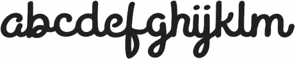 Believer Rough otf (400) Font LOWERCASE