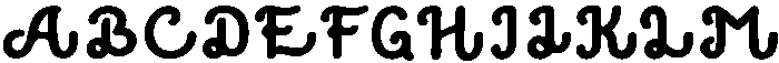 Believer otf (400) Font UPPERCASE