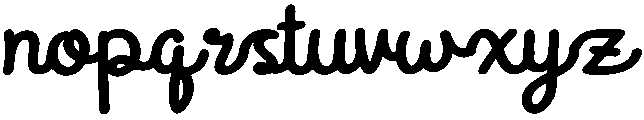 Believer otf (400) Font LOWERCASE