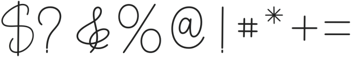 Belinar Regular otf (400) Font OTHER CHARS