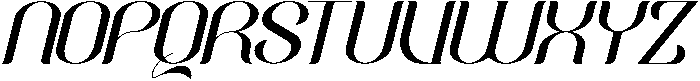 Belinda Italic otf (400) Font UPPERCASE