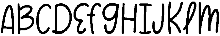 Belinda Regular otf (400) Font UPPERCASE