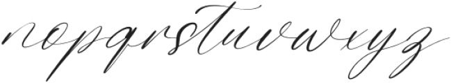 Belinda Tsakila Italic otf (400) Font LOWERCASE