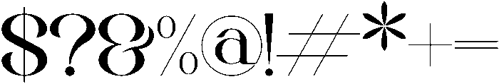 Belinda otf (400) Font OTHER CHARS