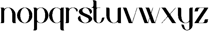 Belinda otf (400) Font LOWERCASE
