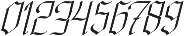 Belingal Italic otf (400) Font OTHER CHARS