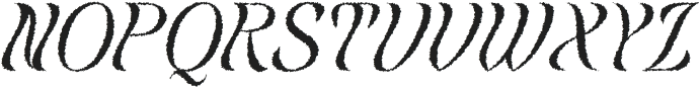 Belisda Rough Italic otf (400) Font UPPERCASE