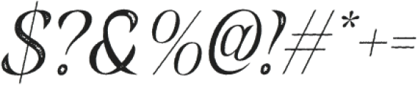 Belisda Stamp Italic otf (400) Font OTHER CHARS