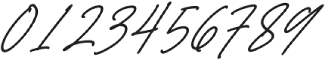 Belistaria Signature Italic otf (400) Font OTHER CHARS