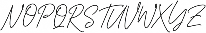 Belistaria Signature otf (400) Font UPPERCASE