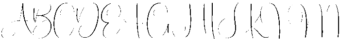 Belive Regular otf (400) Font UPPERCASE