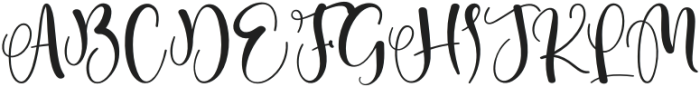 Belive Regular otf (400) Font UPPERCASE