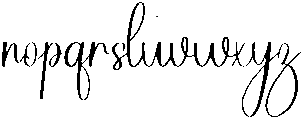 Beliving Regular otf (400) Font LOWERCASE