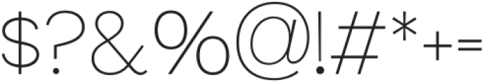 Belkin Light otf (300) Font OTHER CHARS