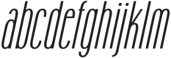 Belkon Italic otf (400) Font LOWERCASE