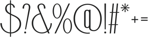 Belkon Regular otf (400) Font OTHER CHARS