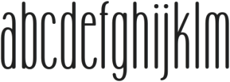 BelkonRounded-Regular otf (400) Font LOWERCASE