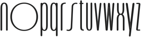 BelkonRounded-Regular otf (400) Font LOWERCASE