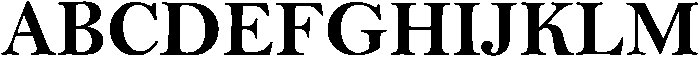 Bell MT ttf (400) Font UPPERCASE