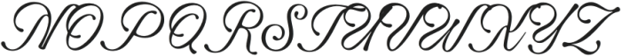 Bella Elegante otf (400) Font UPPERCASE