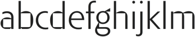 Bella Sans Extra Light otf (200) Font LOWERCASE