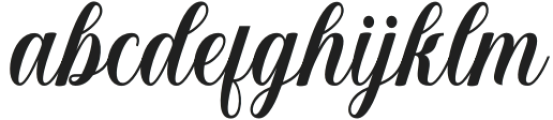 Bellagia Script Regular otf (400) Font LOWERCASE