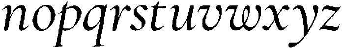 Bellagio Regular ttf (400) Font LOWERCASE